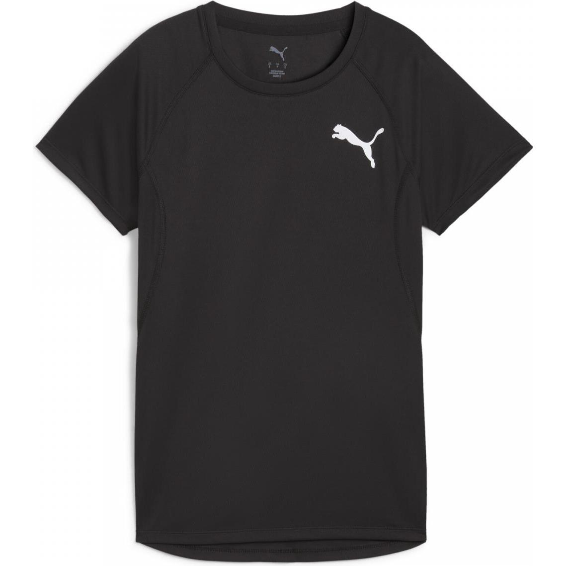 Puma, Herren, Sportshirt, W CROSS THE LINE TEE 3.0 (XL), Schwarz, XL