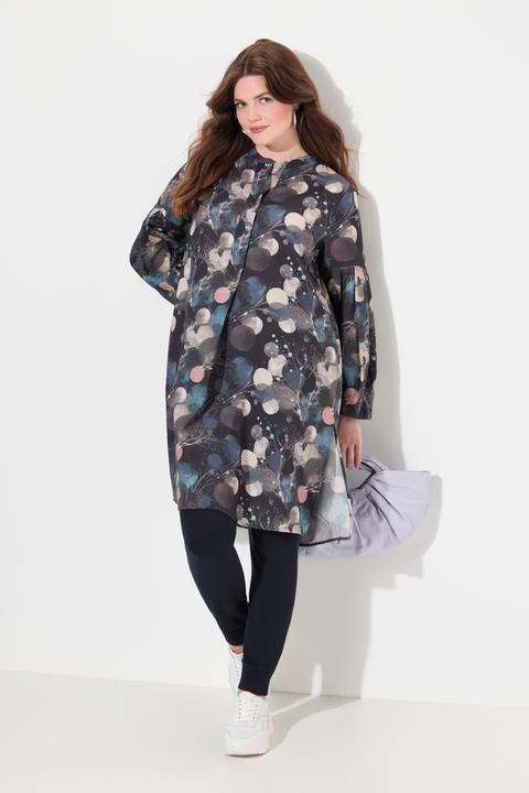 Produktbild Ulla Popken Longbluse, A-Linie, Rundhals, Langarm (50, 52)