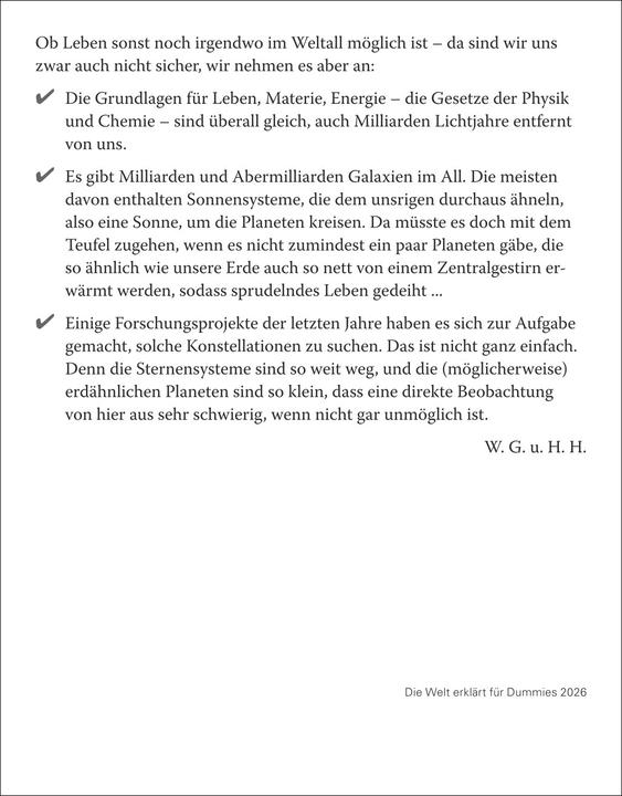 Immagine prodotto Harenberg Die Welt erklärt für Dummies Tagesabreisskalender 2026 (2026, Giornaliero)