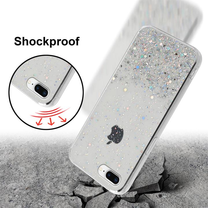 Produktbild Cadorabo TPU Cover funkelnder Glitter (Apple iPhone 7 Plus, Apple iPhone 7s Plus)
