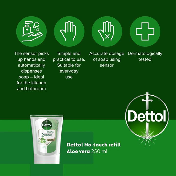 Actual product image Dettol Refill for non-contact dispenser Aloe Vera 250 ml (refill, 250 ml)