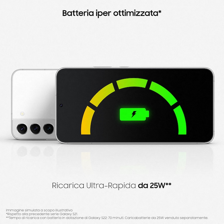 Image du produit Samsung Galaxy S22 (128 Go, Phantom Black, 6.10", Double SIM, 50 Mpx, 5G)