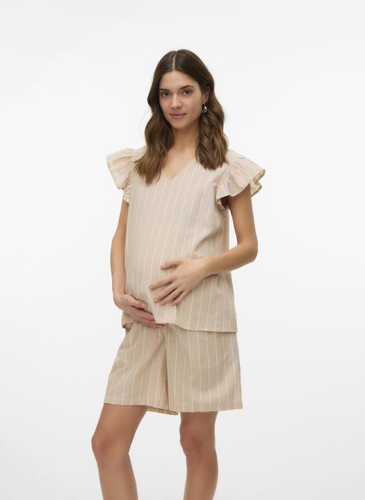 Immagine prodotto Mamalicious Normal geschnitten V-Ausschnitt Top Bluse (XL)