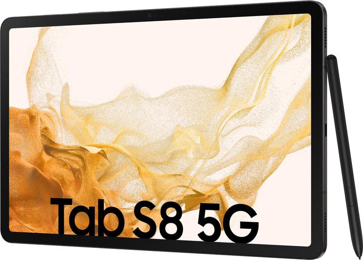 Produktbild Samsung Galaxy Tab S8 (5G, 11", 128 GB, Graphite)