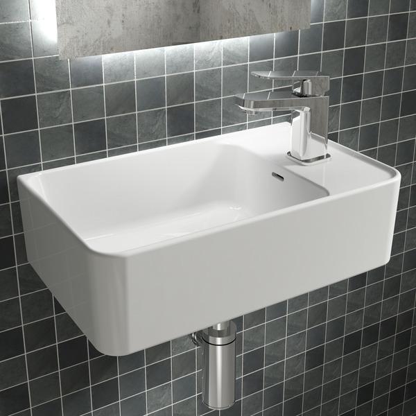 Actual product image Ideal Standard Hand-rinse basin Strada II 45 cm tap hole right T299401 (270 mm, 450 mm)