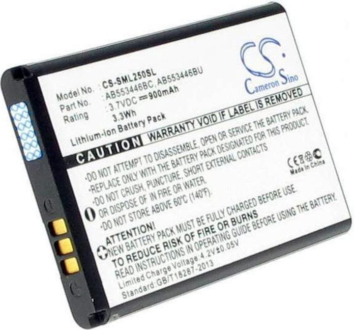 Actual product image NoName Battery for Samsung GT-C3300 / Diva Diamond etc. replacement battery