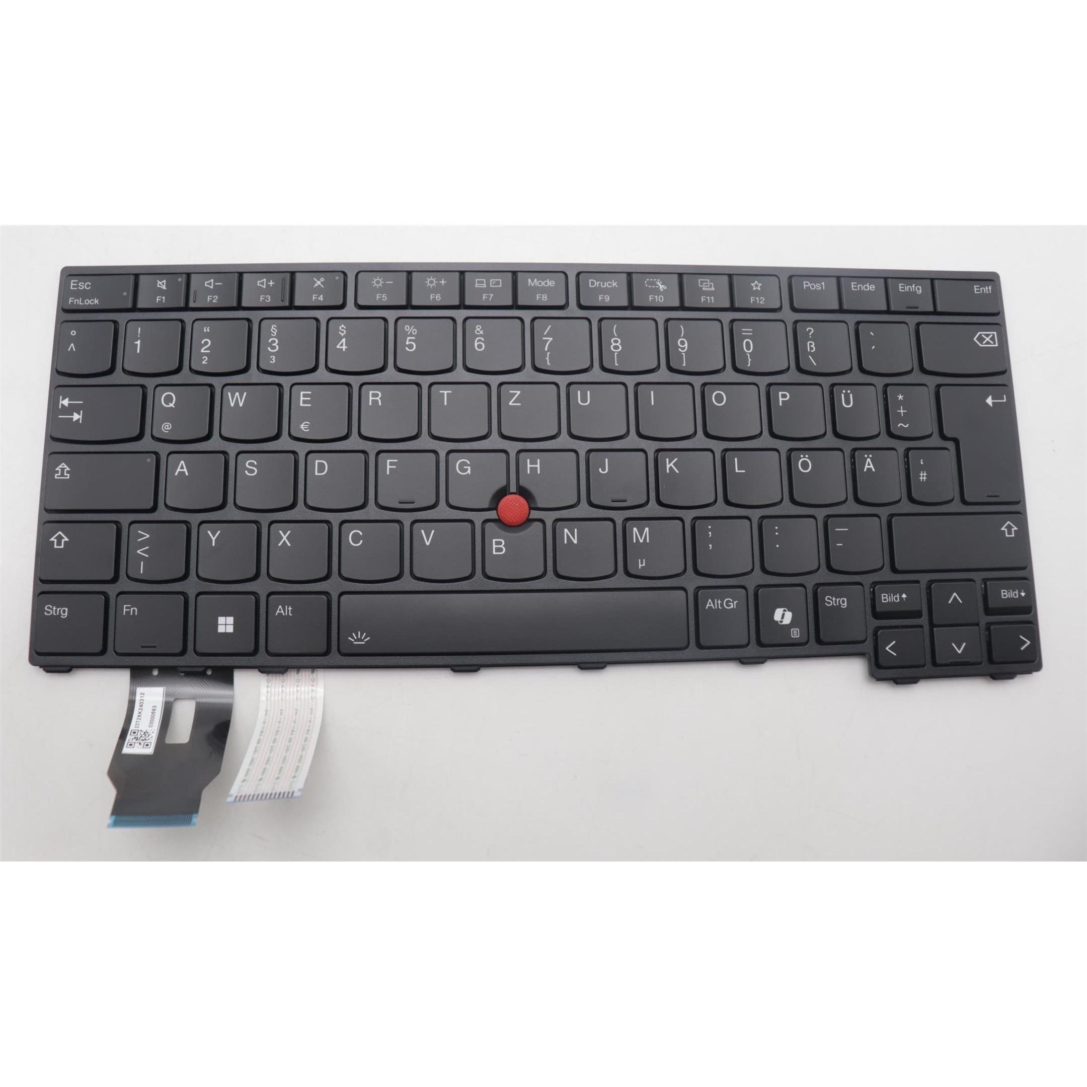 Lenovo NB KYB CS24 FL, Notebook Ersatzteile, Mehrfarbig, Schwarz