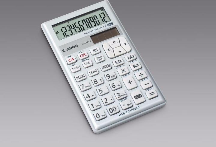 Actual product image Canon LS-12PC II Desktop calculator with USB (Solar cells)