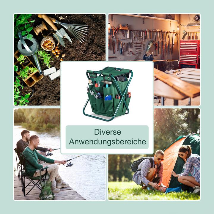 Produktbild Relaxdays Gartenwerkzeug Hocker