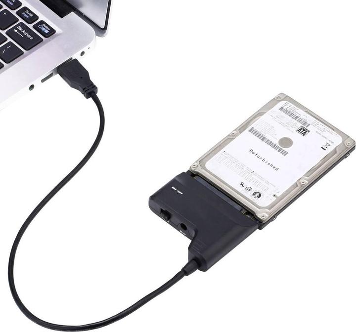 Immagine prodotto Renkforce Cavo adattatore da USB 3 a SATA da 30 cm (30 cm, SATA, USB 2.0)