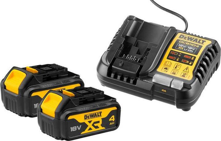 Productafbeelding DeWalt DCB Li-Ion accu en lader, 18V / 4Ah (18 V)