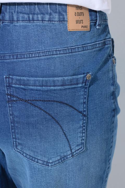 Produktbild Ulla Popken Jeans Mary, weites Bein, Elastikbund (46)