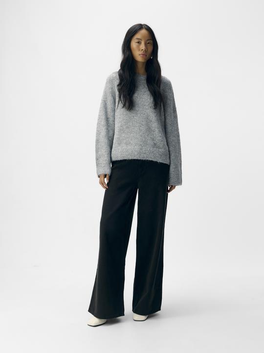 Produktbild Object Gerippter Strickpullover (M)