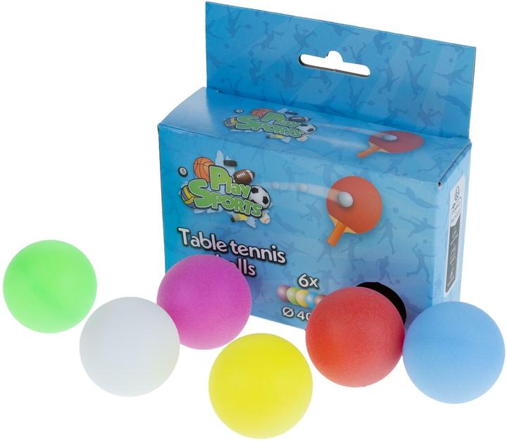 XQ Max FTM Tischtennisball 6 Stück, mehrfarbig (6 pz.)