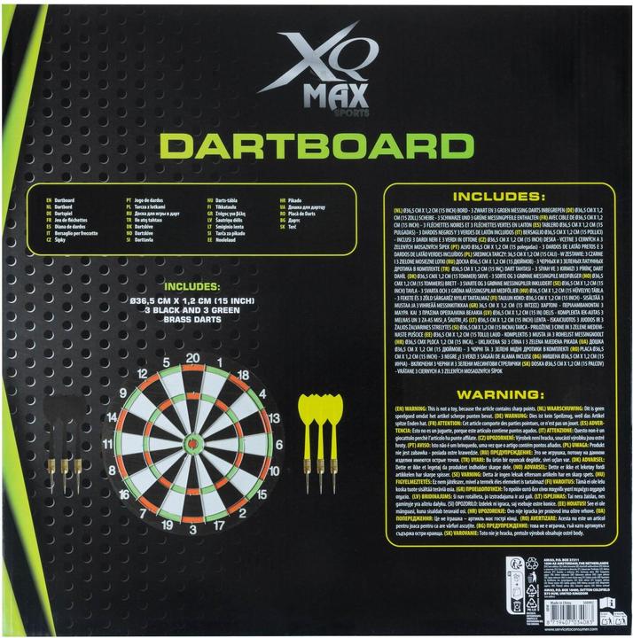 Image du produit XQ Max Cible de fléchettes avec 6 flèches