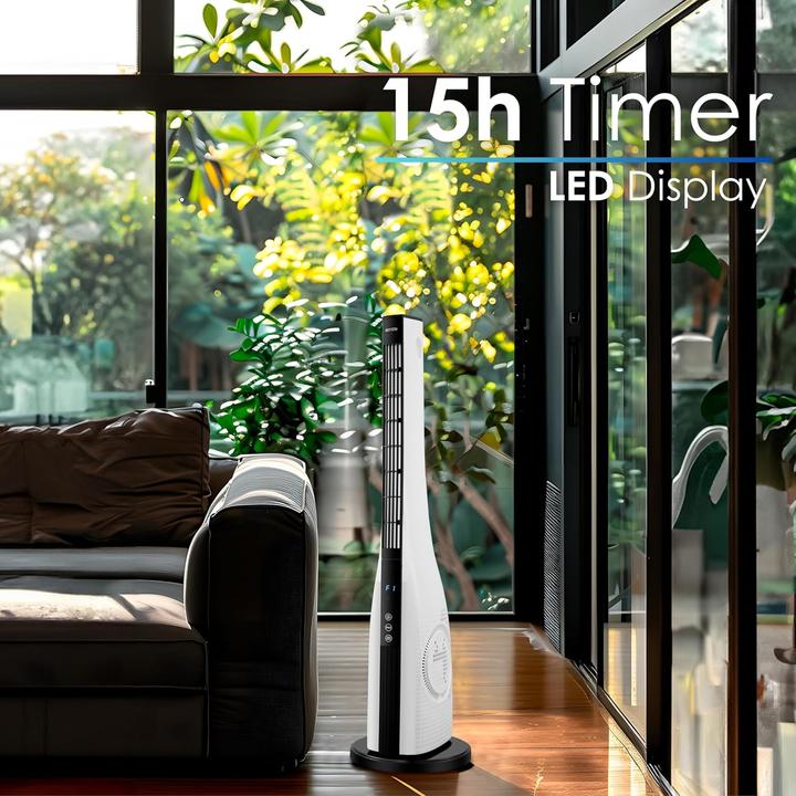 Produktbild Leiser Turmventilator mit Fernbedienung und Timer