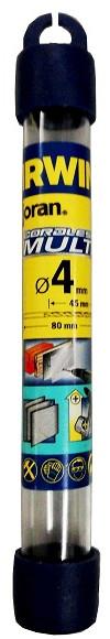 Actual product image Irwin Multi carbide drill 4 x 80 mm, straight shank, Cordless Multi, rotary drilling only, 10501921 (4 millimetres)