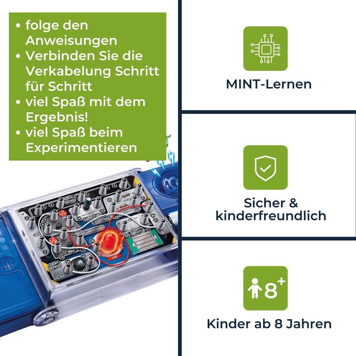 Productafbeelding Velleman Elektronisch projectpakket - 8 experimenten - LED & muziek