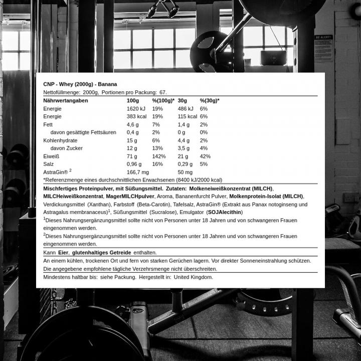 Actual product image CNP Whey (2000 g, Banana)