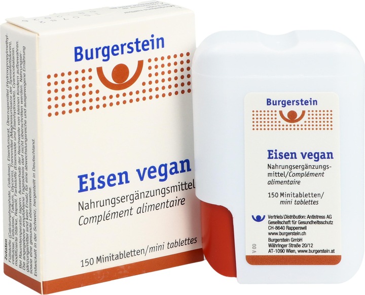 Produktbild Burgerstein Eisen vegan (1 Stück, Tabletten, 115 g)