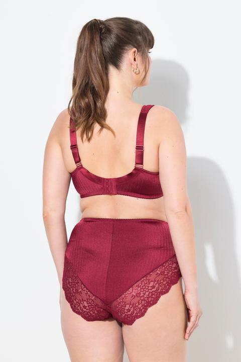Produktbild Ulla Popken Minimizer-BH, Satin, Spitze, ohne Bügel, Cup C - F (130 F)