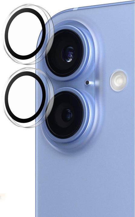 Actual product image PanzerGlass Hoops Transparent Lens Protector iPhone '24 6.1"/ 6.7" (1 pcs., Apple iPhone 16, Apple iPhone 16 Plus)