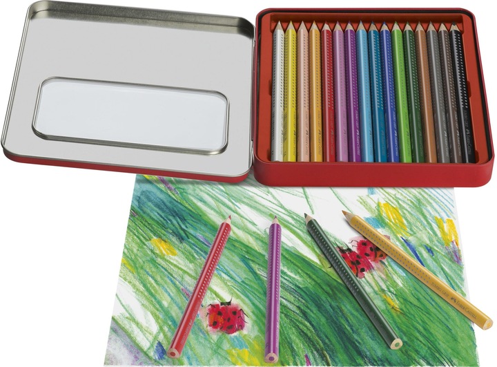 Image du produit Faber-Castell poignée jumbo (Multicolore, 16 x)