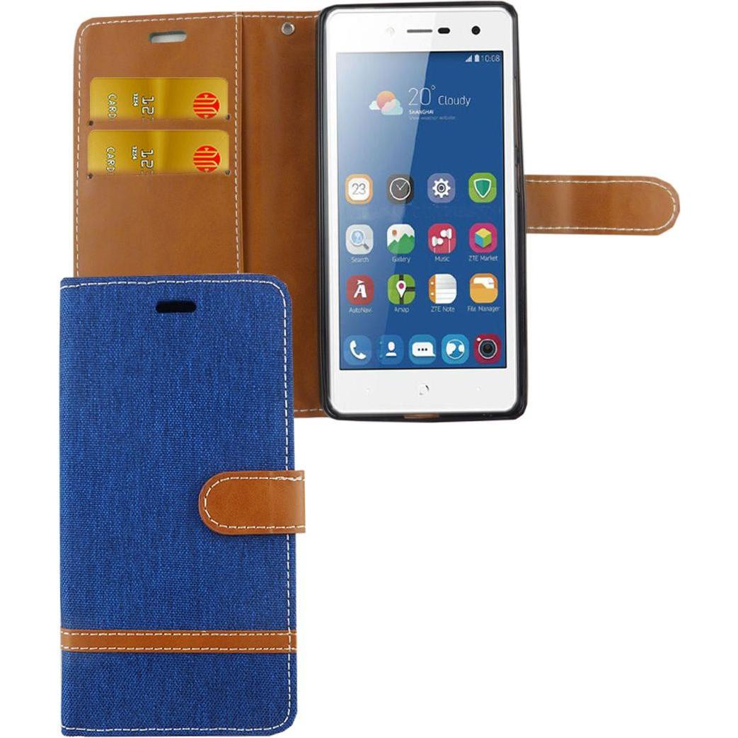 König Design Hülle Handy Schutz für ZTE Blade L7 Case Cover Tasche Wallet Etui Handyhülle Neu (ZTE Blade L7), Smartphone...