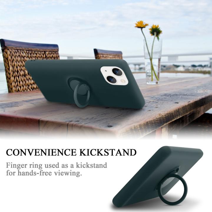 Produktbild Cadorabo Hülle für Apple iPhone 14 im TPU Liquid Ring Silicone Case Style (Apple iPhone 14)