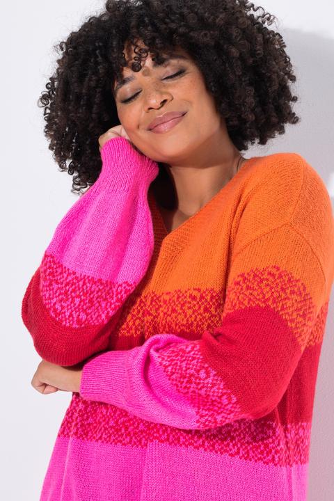 Produktbild Angel of Style Pullover, oversized, Colorbocking, Seitenschlitze (58)