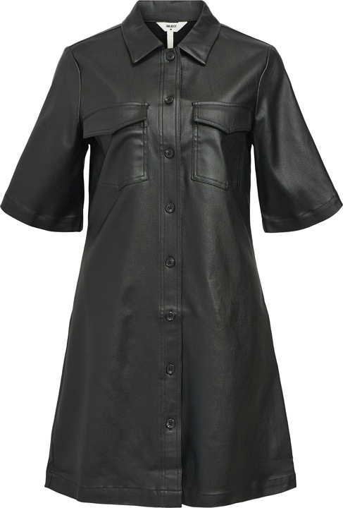 Produktbild Object Beschichtetes Blusenkleid (34)