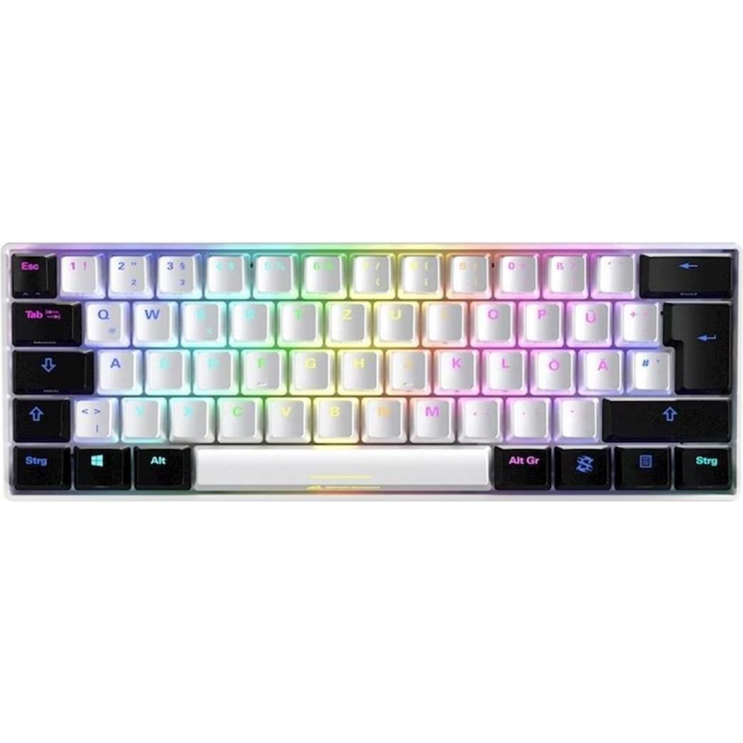Thumbnail - Sharkoon Skiller SGK50 S4 (DE, Kabelgebunden), Tastatur, Weiss, Schwarz