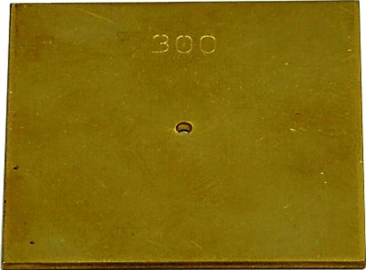 Actual product image Werkstarck Platte zu Senklot 300gr. 46x46mm