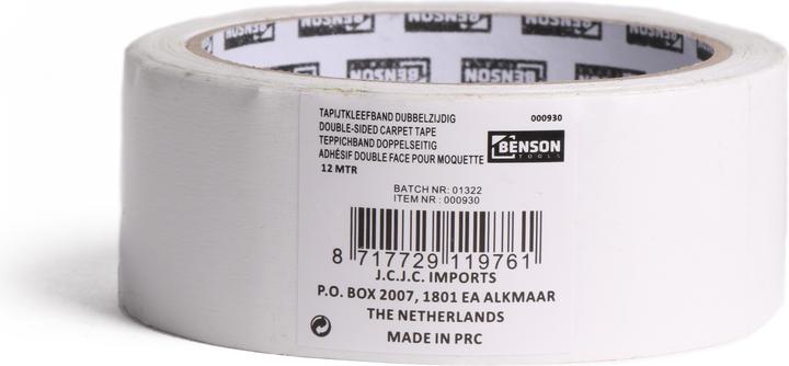 Immagine prodotto Benson Nastro biadesivo per moquette 12 m