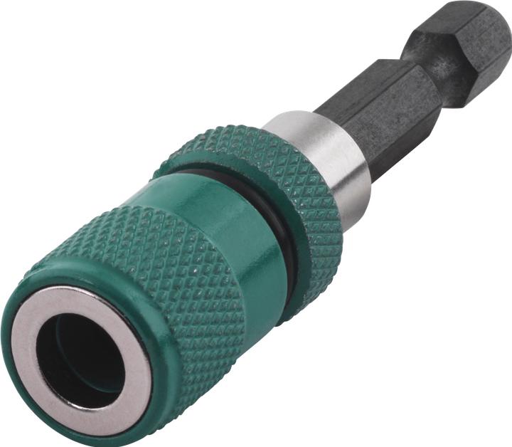 Produktbild wolfcraft 1 Bithalter m.Tiefanschlag+Ringmag. l=60 (Bit-Halter)