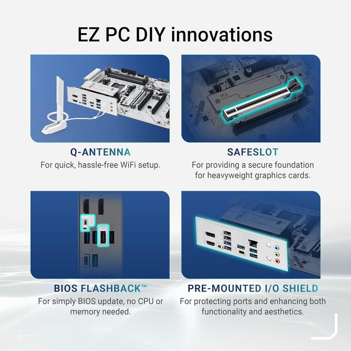 Productafbeelding ASUS B650E Max Gaming WIFI W (AM5, AMD B650E, ATX)