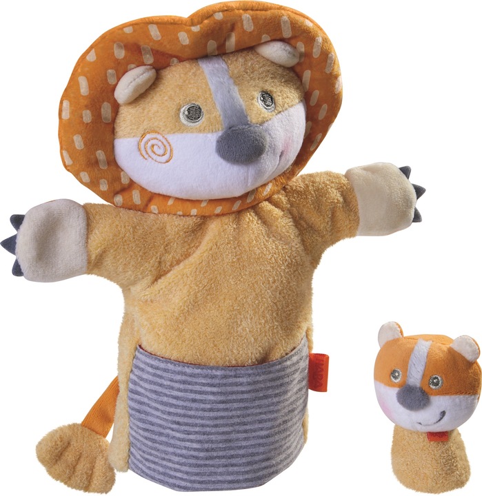 Produktbild Haba Handpuppe Löwe mit Baby