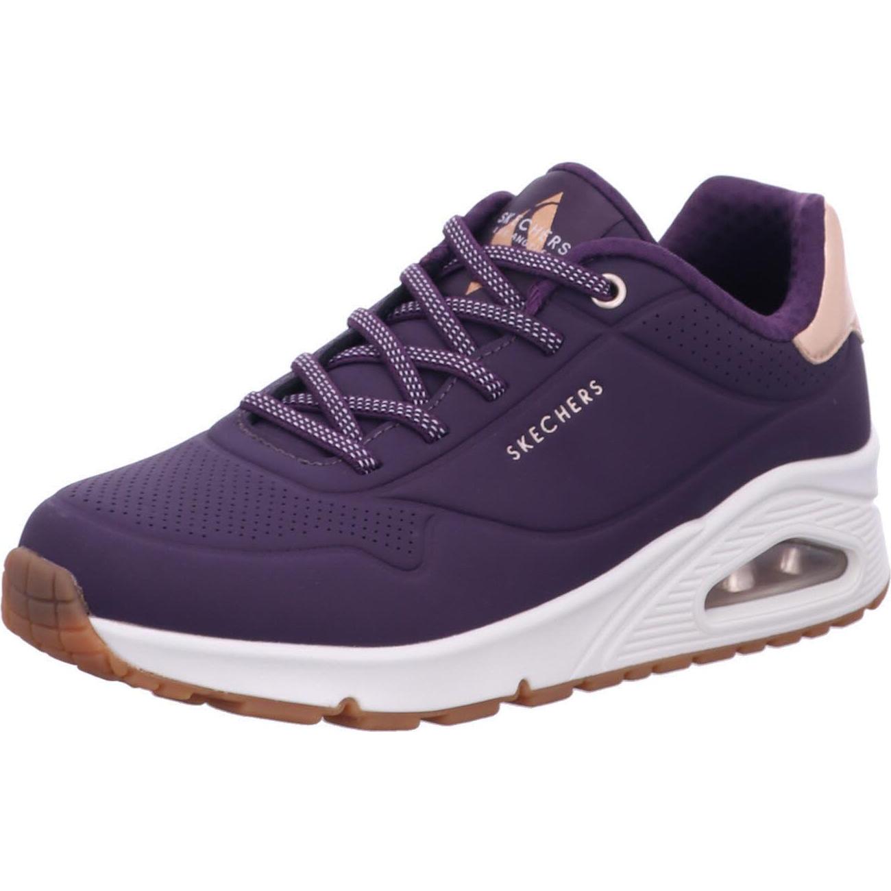 Skechers, Damen, Sneaker, Uno Shimmer Away, Violett, (39)