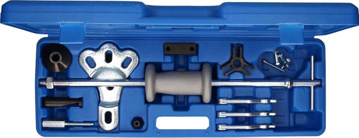 Actual product image Brilliant Tools Wheel hub puller with slide hammer, forged, 14 pcs.