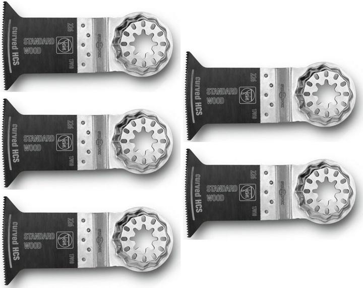 Immagine prodotto Fein Lama da taglio E-Cut standard curva, Lungh. 50 mm, Larghezza 50 mm, Conf. 5 pz., Attacco SL