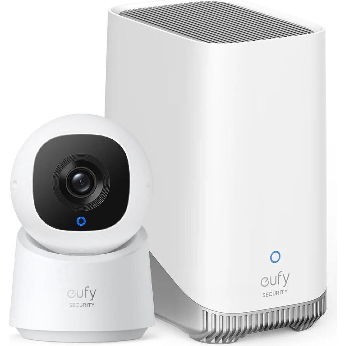 eufy C220 + HomeBase S380 (2304 x 1296 Pixels), Telecamera di rete, Bianco