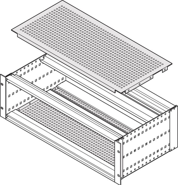 Produktbild Schroff abdeckblech für anschraubung an die seitenwand - abdeckblech emc 84te 355t 2st