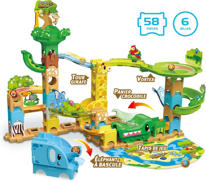 Produktbild VTech Kugelbahn Marble Rush Junior Animal Set J100 -FR-