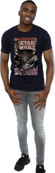 Produktbild Star Wars Millennium Falcon Comic TShirt (XL)