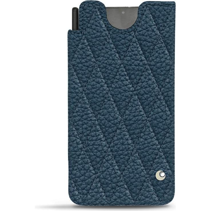 Noreve Lederschutzhülle (Samsung Galaxy S21 Ultra), Smartphone Hülle, Blau