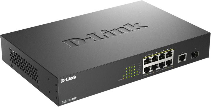 Productafbeelding D-Link 8 PORTS GIGABIT POE/POE+ 1 PORT (10 ports)