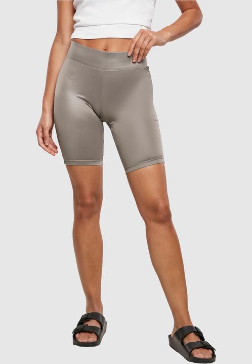 Actual product image Urban Classics Ladies Imitation Leather Cycle Shorts (XS)
