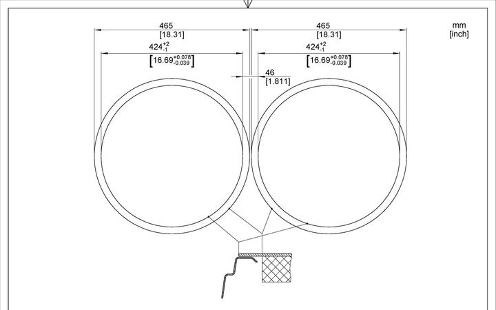 Actual product image Blanco Rondoset (Undermount sink, 46 cm, 46 cm)