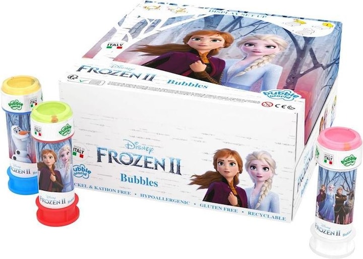 Immagine prodotto Brimarex Bolle di sapone Frozen 2 60ml schermo 36 pezzi