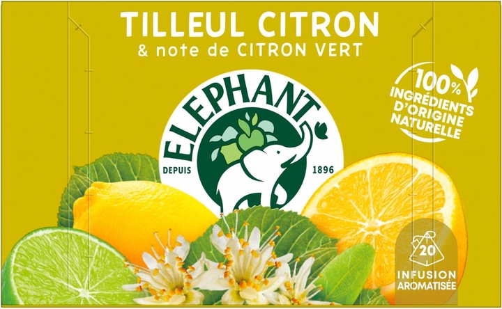 Image du produit Elephant Infusion Tilleul Citron (28 g)